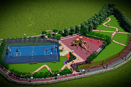Строительство парка в Тургутрейсе