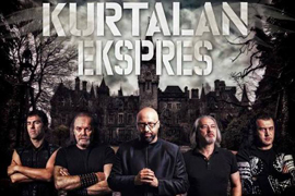 Рок-группа «Kurtalan Ekspres» в клубе «Kule Rock City»
