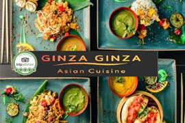 Дегустация рождественского меню в ресторане азиатской кухни «Ginza Ginza»