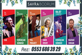 Живая музыка в «Savra Bodrum»
