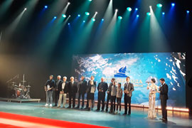 Президент «Bodrum Cup» на церемонии награждения яхтсменов в Москве