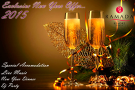 Новогодняя программа в отеле Ramada Resort Bodrum
