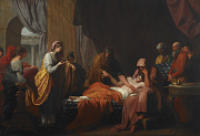 The love of Antiochus for Stratonice, Benjamin West, 1756 - 1819